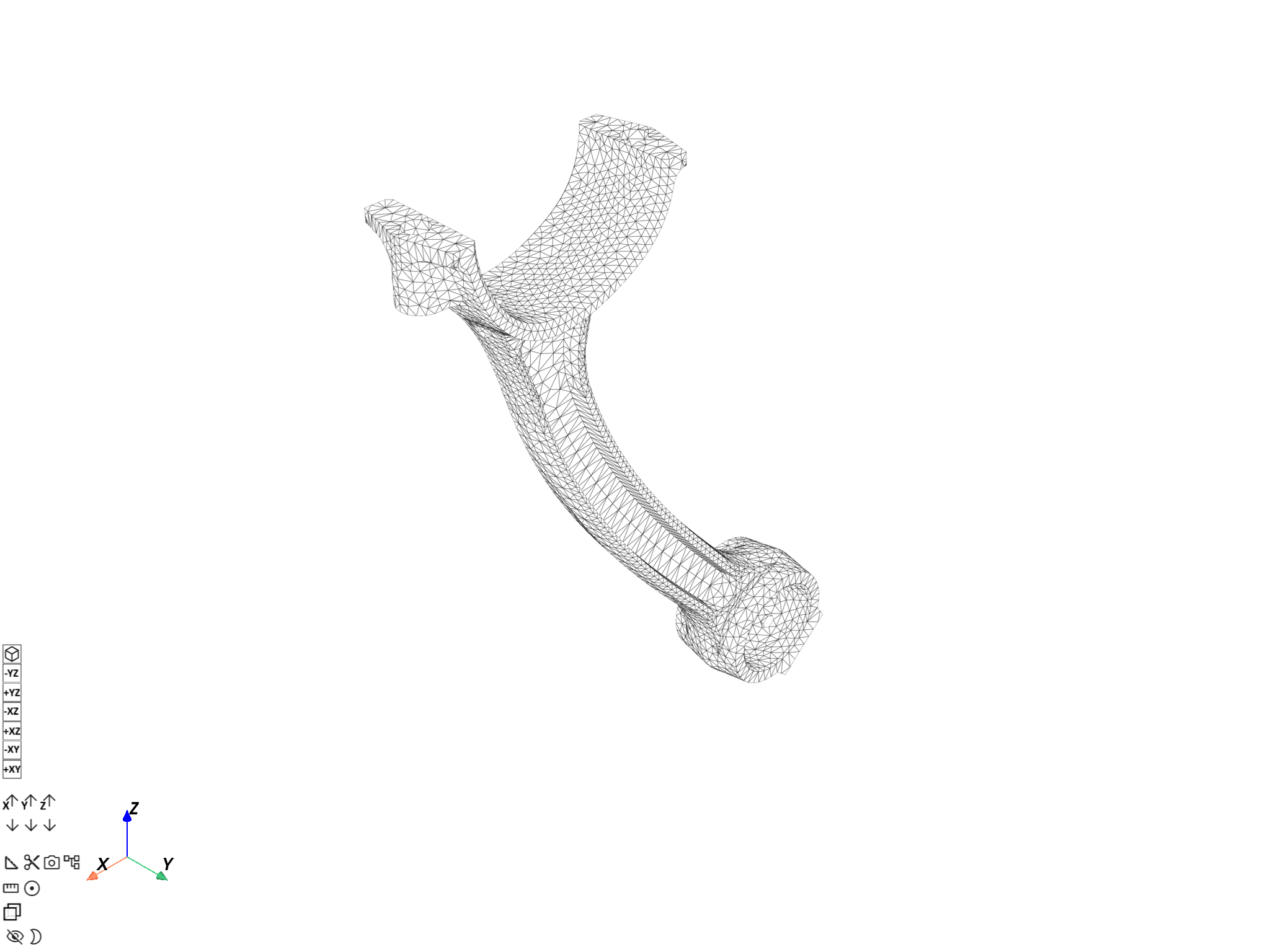 plot deformed mesh