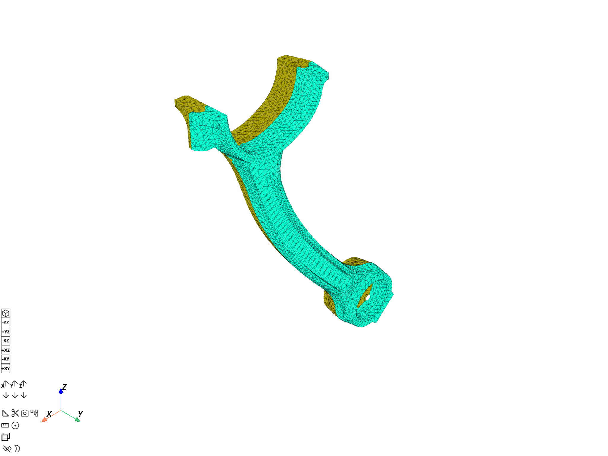 plot deformed mesh