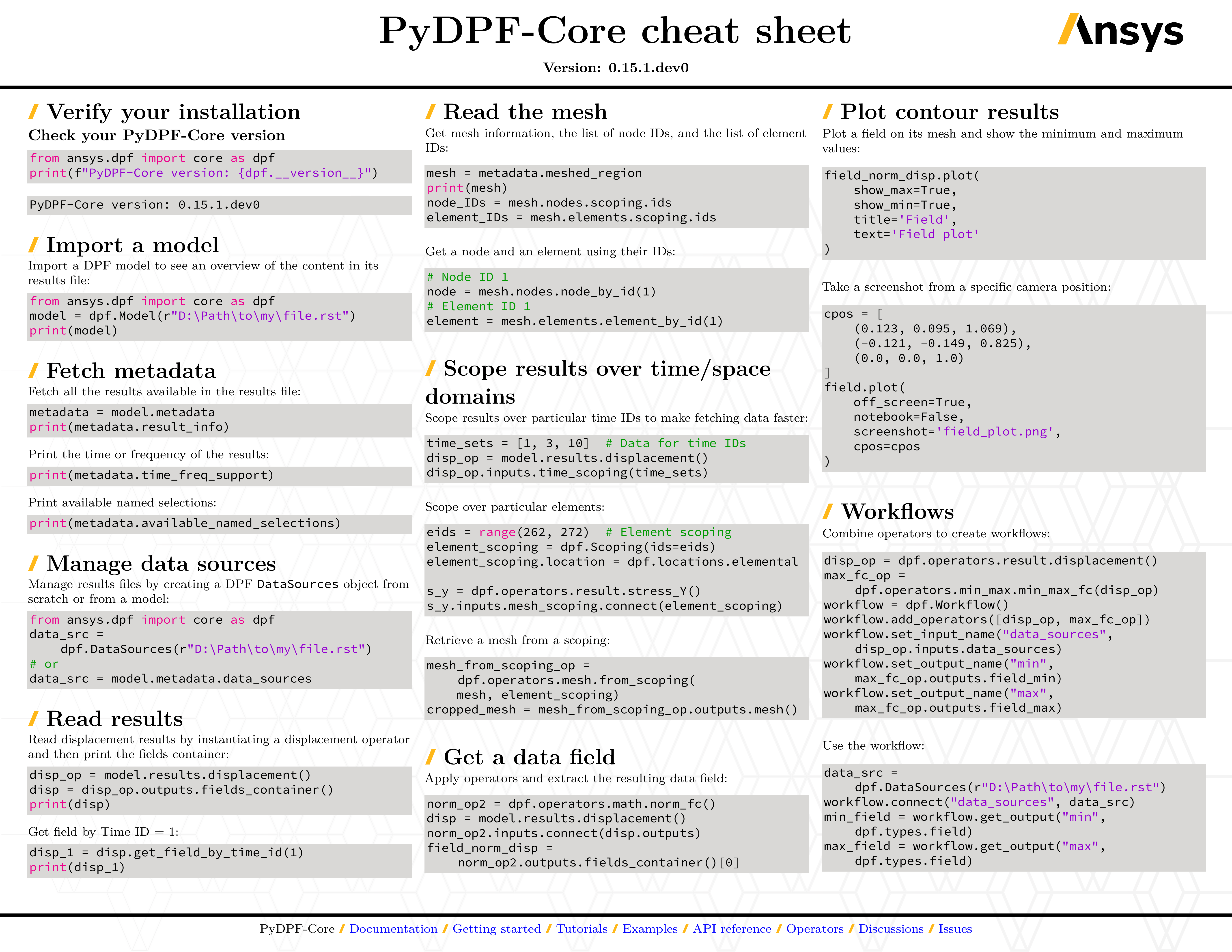 PyDPF-Core cheat sheet thumbnail